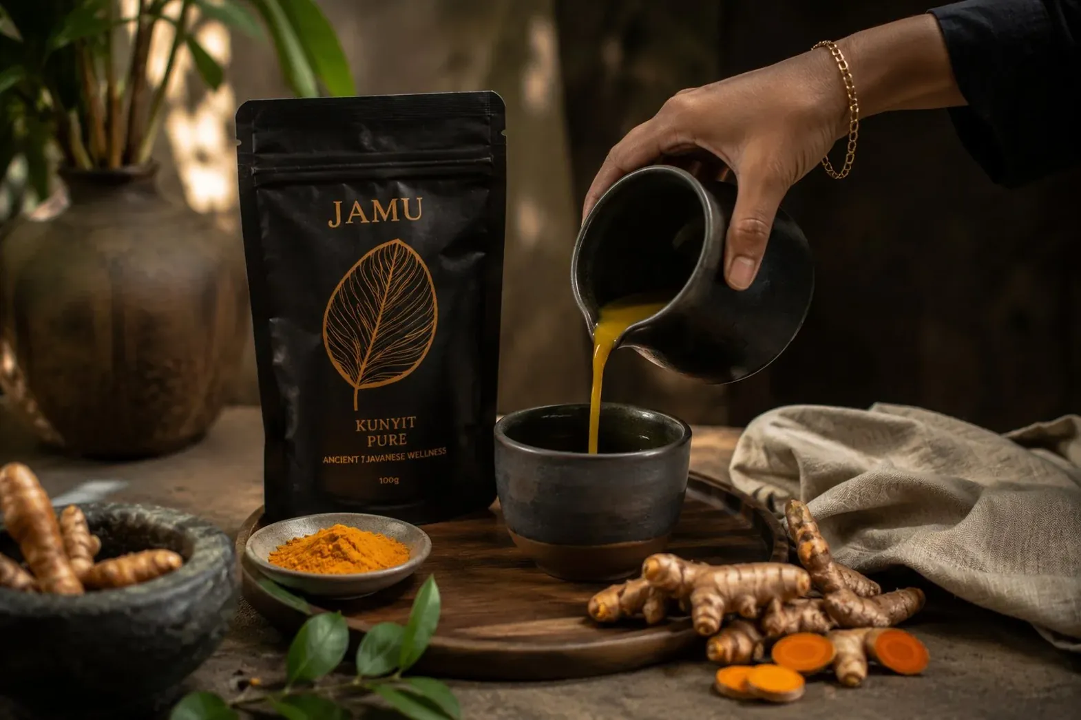 Jamu Kunyit Jahe, packaging JAMU Java