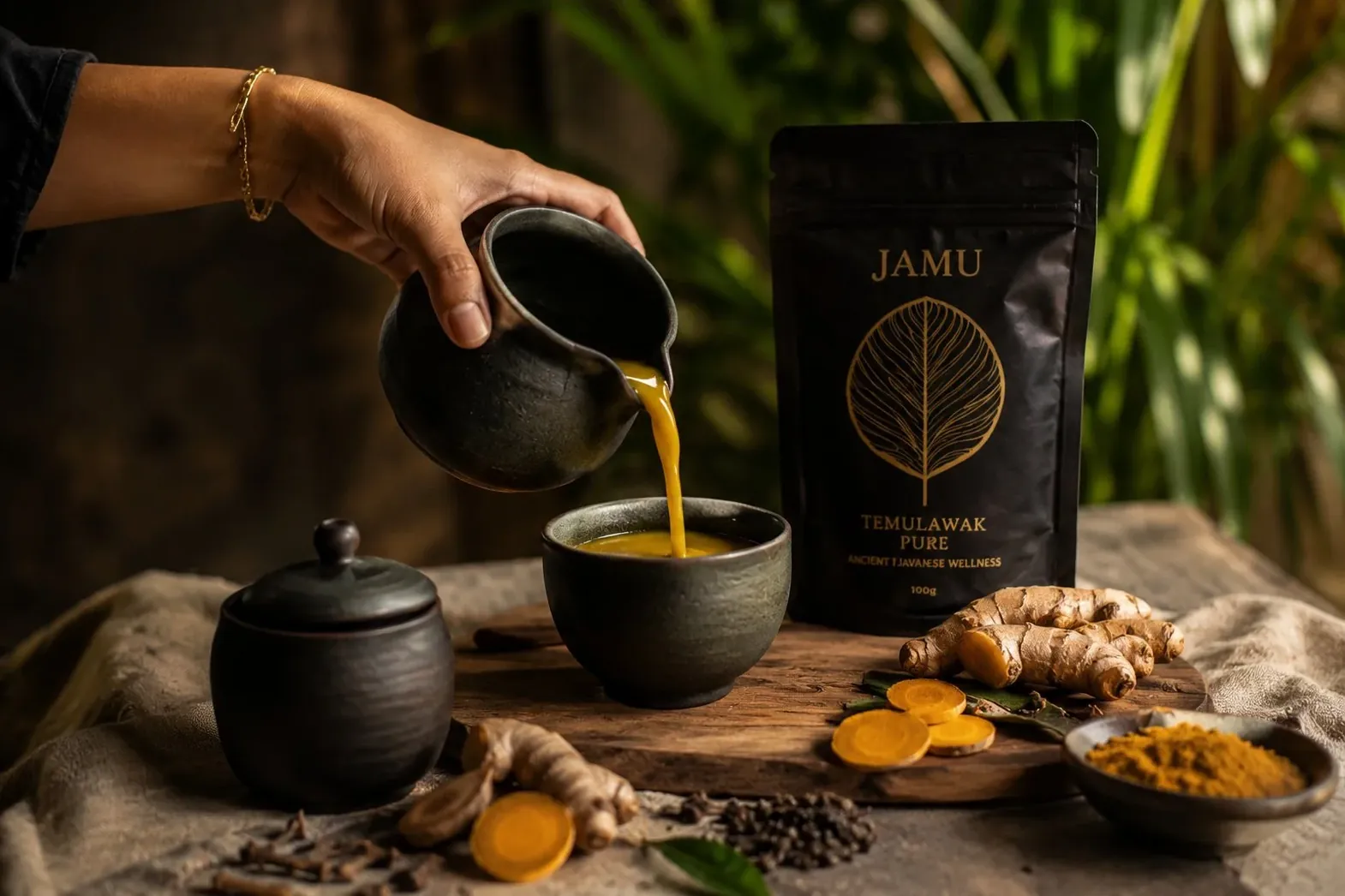 Jamu Temulawak, packaging JAMU Java